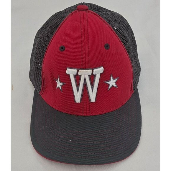 Pacific Headwear Washington Nationals On Field Pro Model Hat Red/Black Size S-M - Picture 3 of 6